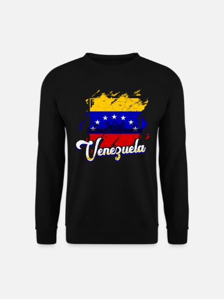 Venezuela flag - Unisex Sweatshirt - black