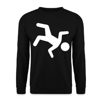 Trampolin - Unisex Pullover - Schwarz - Vorne - Alina (178cm) & Michal (187cm)