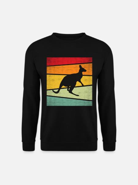 Kangaroo Retro - Unisex Sweatshirt - black
