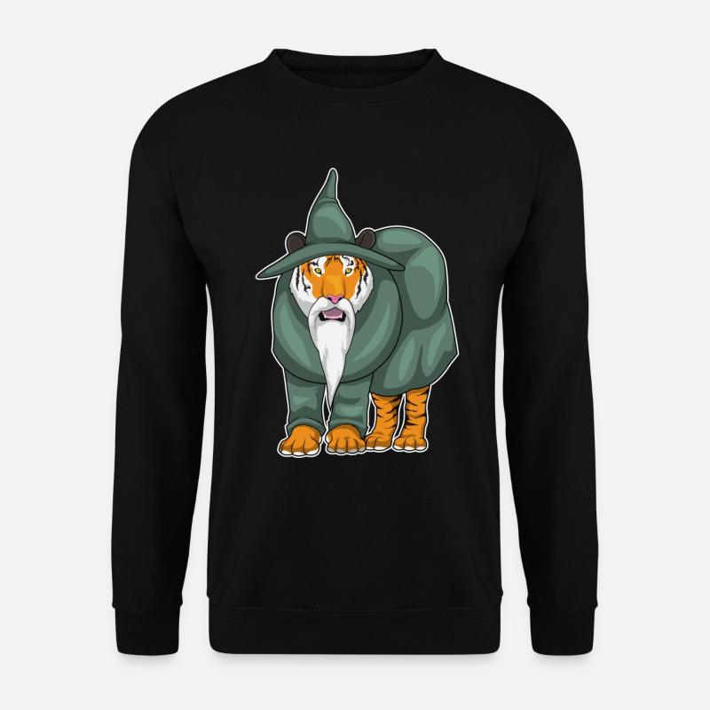 Tiger Wizard - Unisex Sweatshirt - black