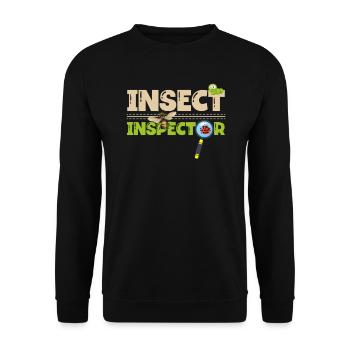 Insecte inspecteur détecteur de coléoptères du futur - Sweat-shirt Unisexe - noir - Devant - Alina (178cm) & Michal (187cm)