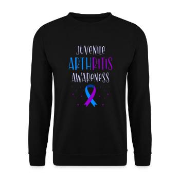 Juvenile Arthritis Awareness Autoimmunerkrankung - Unisex Pullover - Schwarz - Vorne - Alina (178cm) & Michal (187cm)