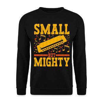 Harmonica Harmonica - Unisex Sweatshirt - black - Front - Alina (178cm) & Michal (187cm)