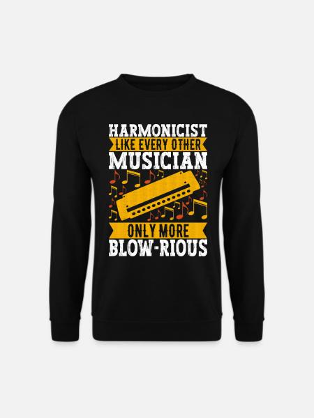 Harmonica Harmonica - Unisex Sweatshirt - black