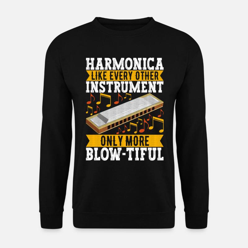 Harmonica Harmonica - Unisex Sweatshirt - black