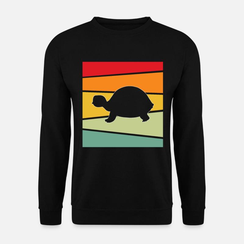 Turtle Retro - Unisex Sweatshirt - black