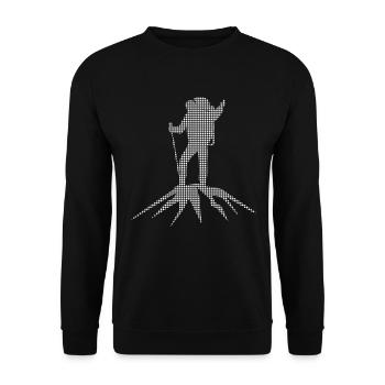 Alpinisme - Sweat-shirt Unisexe - noir - Devant - Alina (178cm) & Michal (187cm)