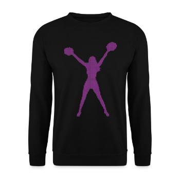 Cheerleading - Unisex Pullover - Schwarz - Vorne - Alina (178cm) & Michal (187cm)