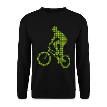 Bmx - Unisex Sweatshirt - black - Front - Alina (178cm) & Michal (187cm)