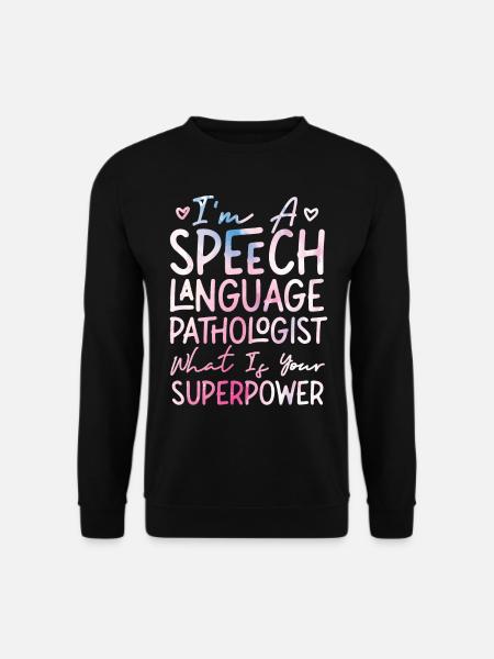 Speech Therapist Therapy Assistant - Unisex Pullover - Schwarz