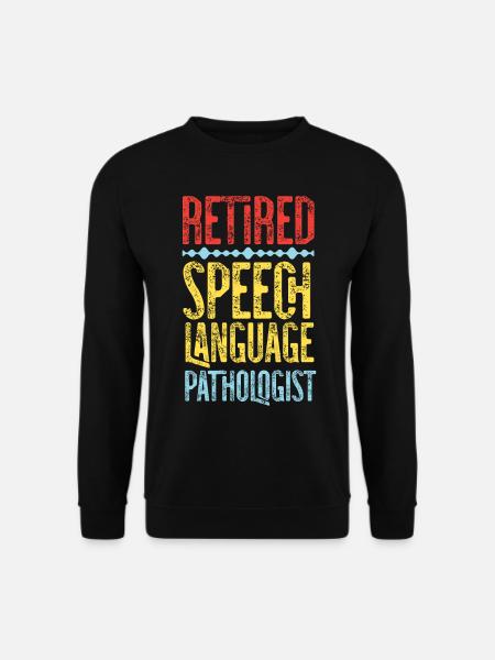 Speech Therapist Therapy Assistant - Unisex Pullover - Schwarz