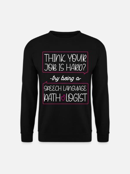 Speech Therapist Therapy Assistant - Unisex Sweatshirt - black