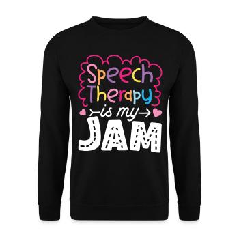 Assistant orthophoniste - Sweat-shirt Unisexe - noir - Devant - Alina (178cm) & Michal (187cm)