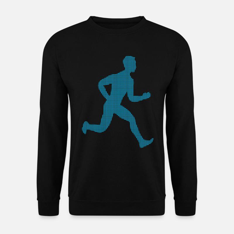 Joggen - Unisex Pullover - Schwarz