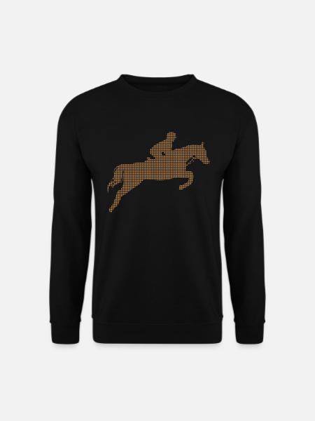 Riding horses - Unisex Sweatshirt - black