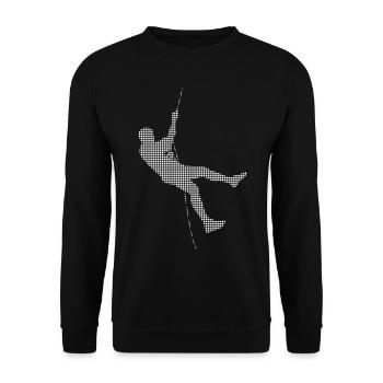 grimper - Sweat-shirt Unisexe - noir - Devant - Alina (178cm) & Michal (187cm)