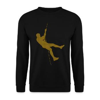 Grimper - Sweat-shirt Unisexe - noir - Devant - Alina (178cm) & Michal (187cm)