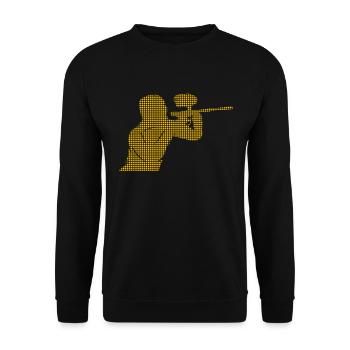 Paintball - Sweat-shirt Unisexe - noir - Devant - Alina (178cm) & Michal (187cm)