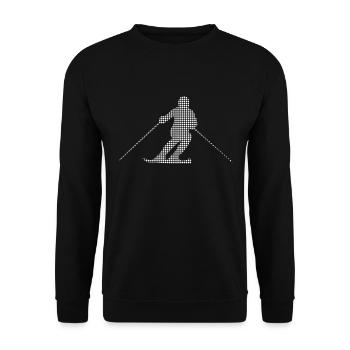 Ski - Sweat-shirt Unisexe - noir - Devant - Alina (178cm) & Michal (187cm)