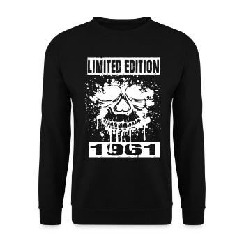 Édition limitée 1961 - Sweat-shirt Unisexe - noir - Devant - Alina (178cm) & Michal (187cm)