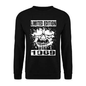 Édition limitée 1969 - Sweat-shirt Unisexe - noir - Devant - Alina (178cm) & Michal (187cm)