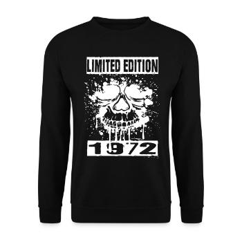 Limited Edition 1972 - Unisex Sweatshirt - black - Front - Alina (178cm) & Michal (187cm)