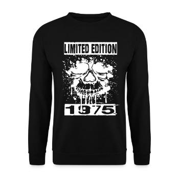 Édition limitée 1975 - Sweat-shirt Unisexe - noir - Devant - Alina (178cm) & Michal (187cm)