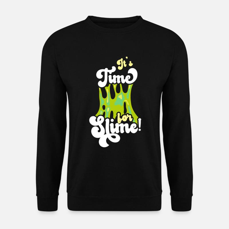 Schleim Pfütze Cool Cute Adorable für Slime Maker - Unisex Pullover - Schwarz