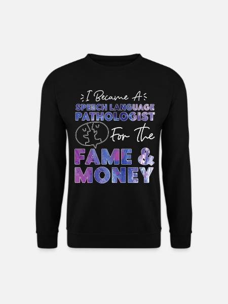 Speech Therapist Therapy Assistant - Unisex Sweatshirt - black