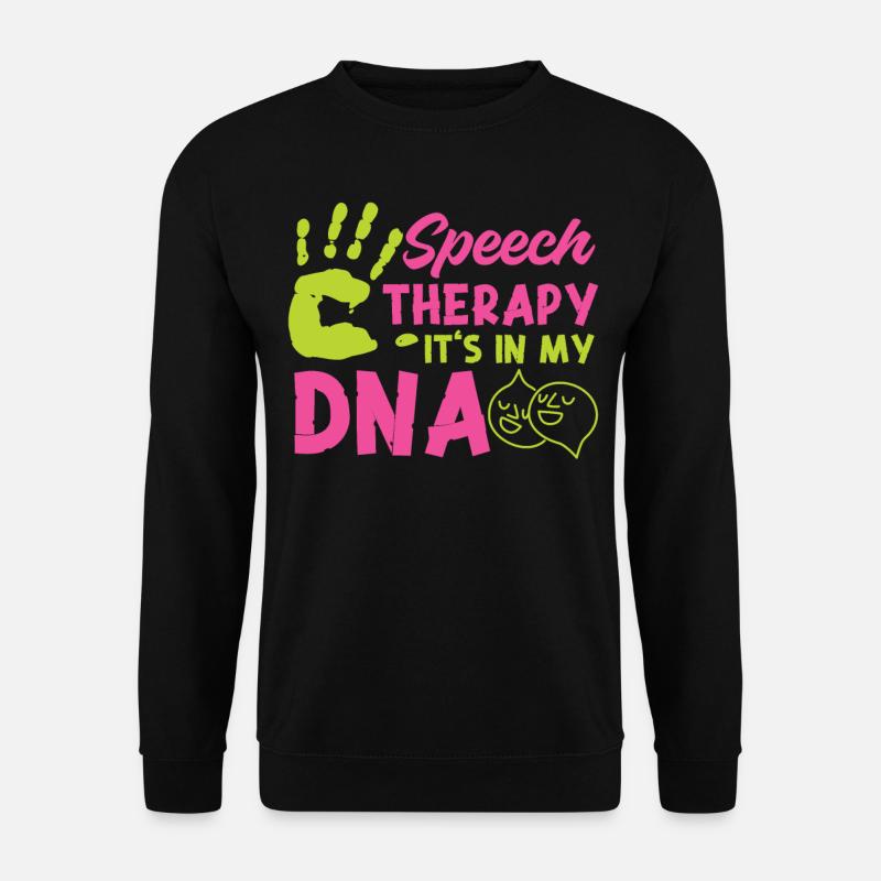 Speech Therapist Therapy Assistant - Unisex Sweatshirt - black