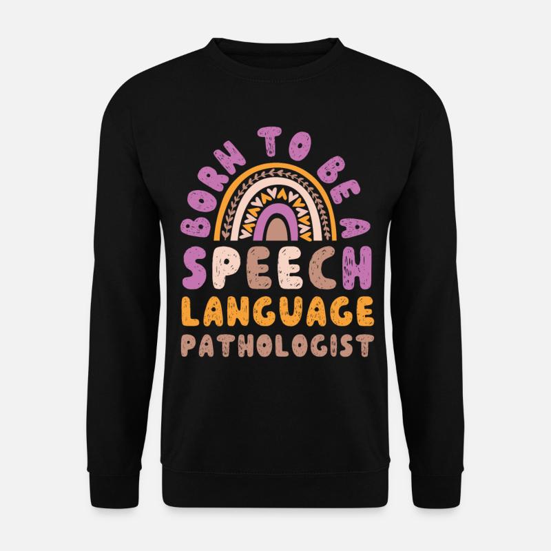 Speech Therapist Therapy Assistant - Unisex Sweatshirt - black