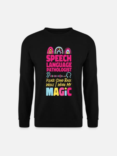 Speech Therapist Therapy Assistant - Unisex Sweatshirt - black