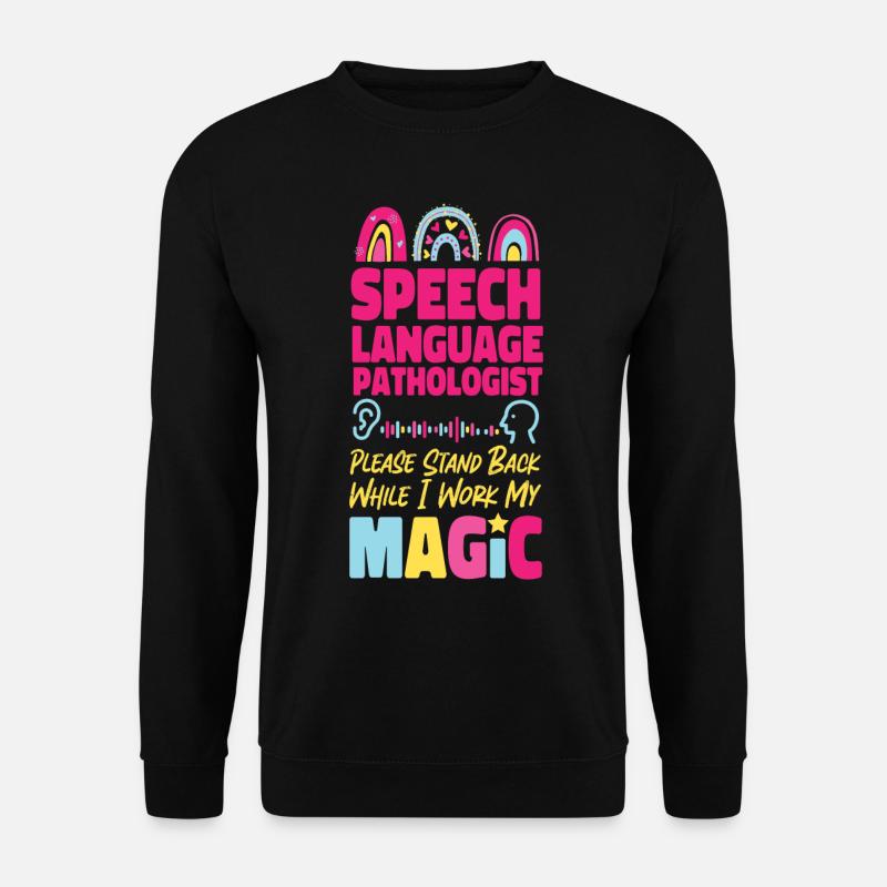 Speech Therapist Therapy Assistant - Unisex Sweatshirt - black