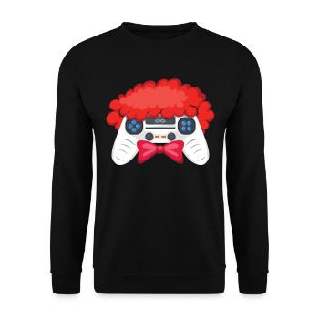 Carnival Costume Carnival Outfit Men Young Gamers - Unisex Sweatshirt - black - Front - Alina (178cm) & Michal (187cm)