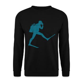 Plonger - Sweat-shirt Unisexe - noir - Devant - Alina (178cm) & Michal (187cm)