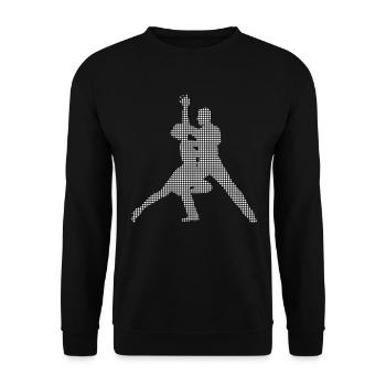 Dance - Unisex Sweatshirt - black - Front - Alina (178cm) & Michal (187cm)