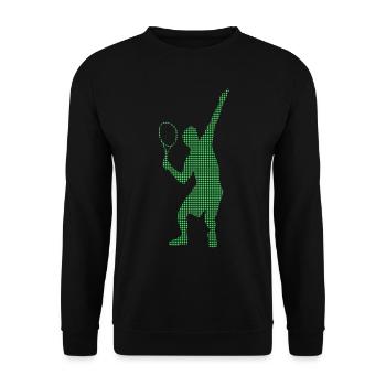 Tennis - Sweat-shirt Unisexe - noir - Devant - Alina (178cm) & Michal (187cm)
