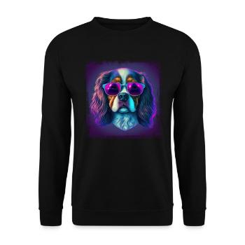 Dog saying Cavalier Spaniel for dog lovers - Unisex Sweatshirt - black - Front - Alina (178cm) & Michal (187cm)