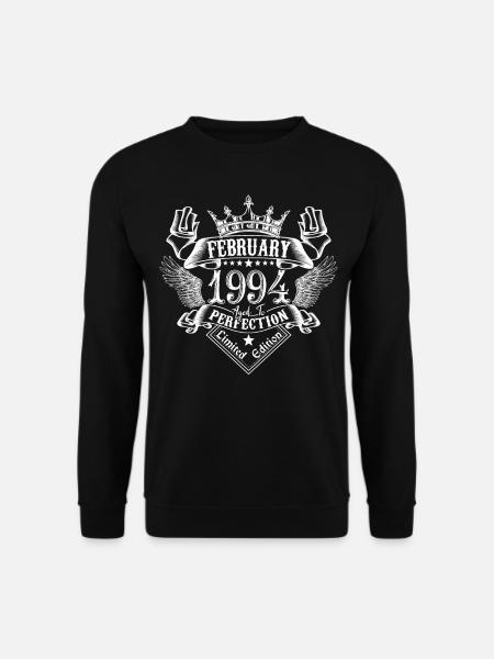 Février 1994 | Février 1994 anniversaire 1994 - Sweat-shirt Unisexe - noir