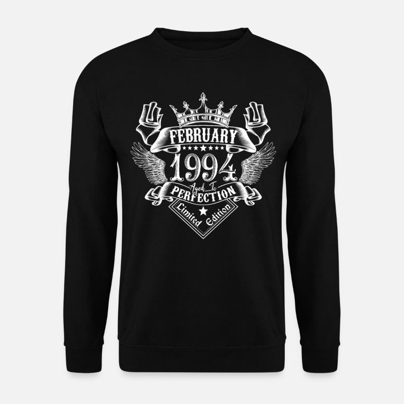 Février 1994 | Février 1994 anniversaire 1994 - Sweat-shirt Unisexe - noir