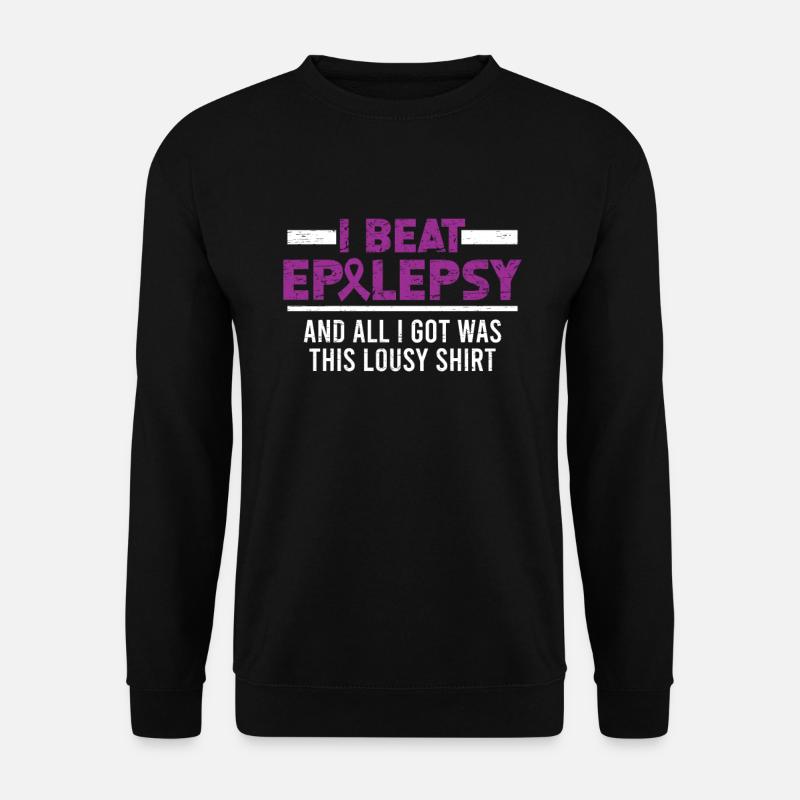 Epilepsie-bewusstsein Epilepsie Und Alles, Was - Unisex Pullover - Schwarz