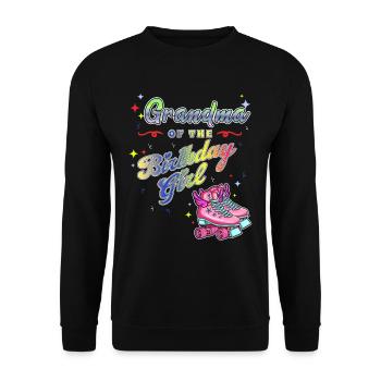 Inline Skater - Unisex Pullover - Schwarz - Vorne - Alina (178cm) & Michal (187cm)