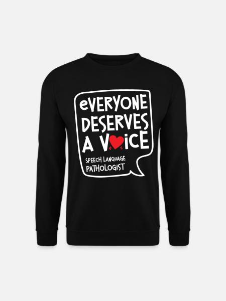 Speech Therapist Therapy Assistant - Unisex Pullover - Schwarz