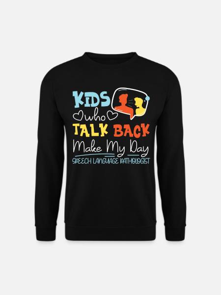 Speech Therapist Therapy Assistant - Unisex Pullover - Schwarz