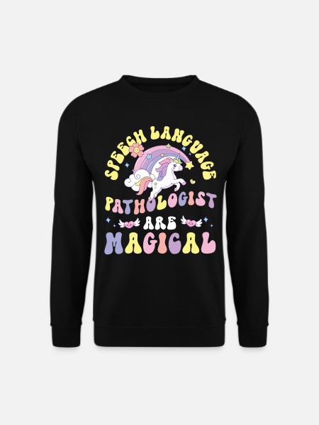 Speech Therapist Therapy Assistant - Unisex Sweatshirt - black