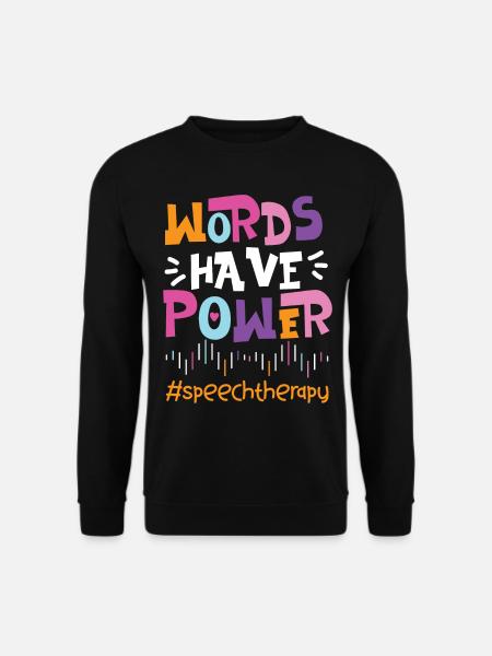 Speech Therapist Therapy Assistant - Unisex Pullover - Schwarz