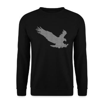 Eagle - Unisex Sweatshirt - black - Front - Alina (178cm) & Michal (187cm)