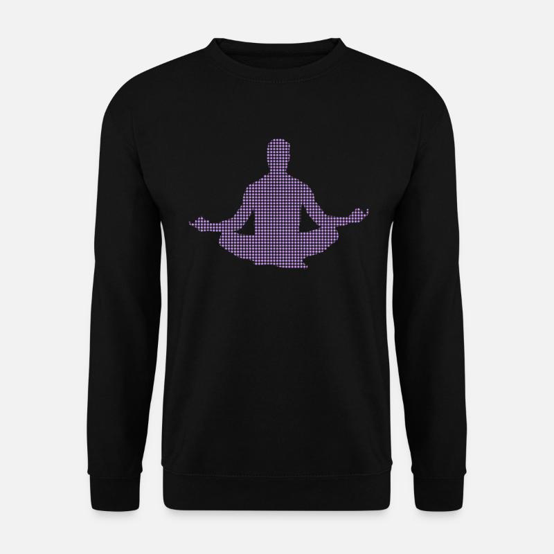Meditation - Unisex Pullover - Schwarz