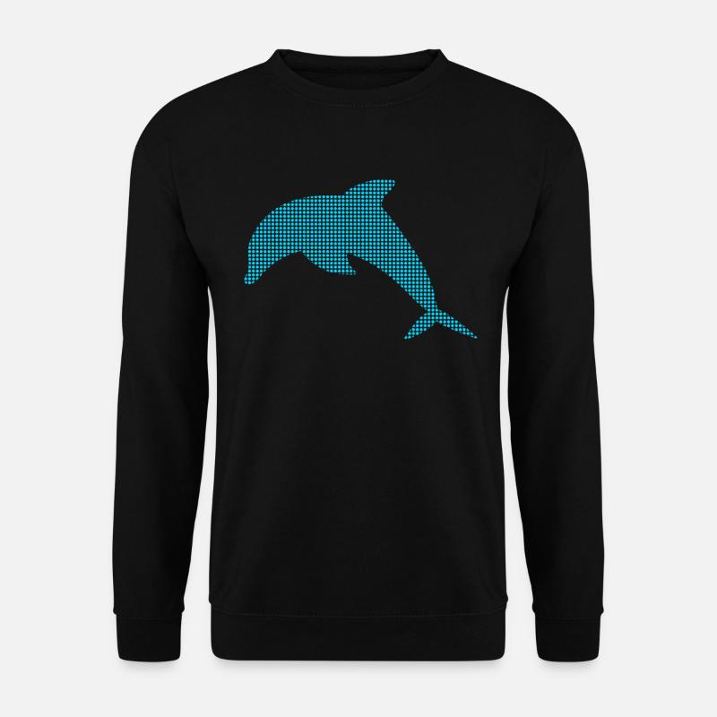 Dolphin - Unisex Sweatshirt - black