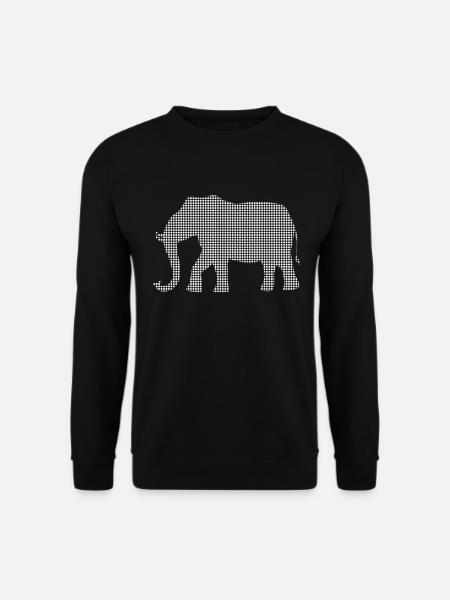 Elephant - Unisex Sweatshirt - black